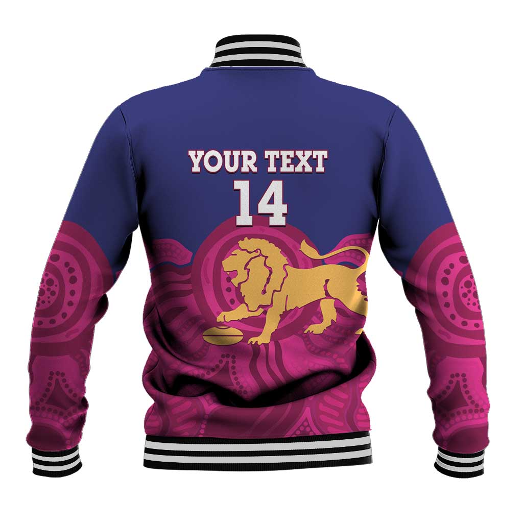 AFL Lions Football Custom Baseball Jacket Brisbane Premiers Back To Back Proud - Aussie Hoodie