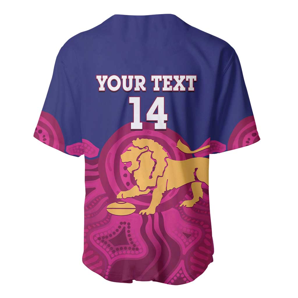 AFL Lions Football Custom Baseball Jersey Brisbane Premiers Back To Back Proud - Aussie Hoodie