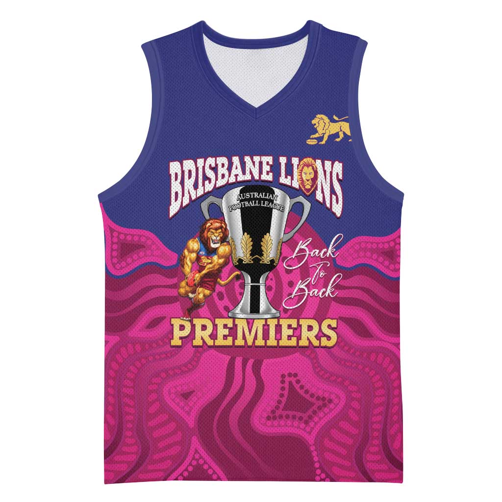AFL Lions Football Custom Basketball Jersey Brisbane Premiers Back To Back Proud - Aussie Hoodie