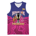 AFL Lions Football Custom Basketball Jersey Brisbane Premiers Back To Back Proud - Aussie Hoodie