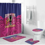 AFL Lions Football Bathroom Set Brisbane Premiers Back To Back Proud - Aussie Hoodie