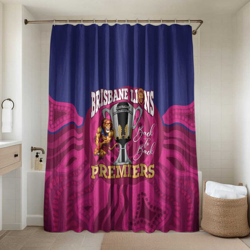 AFL Lions Football Bathroom Set Brisbane Premiers Back To Back Proud - Aussie Hoodie