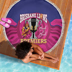 AFL Lions Football Beach Blanket Brisbane Premiers Back To Back Proud - Aussie Hoodie