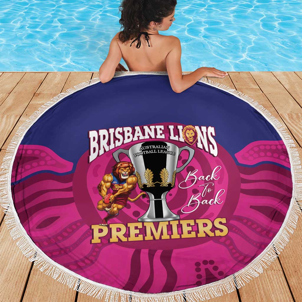 AFL Lions Football Beach Blanket Brisbane Premiers Back To Back Proud - Aussie Hoodie