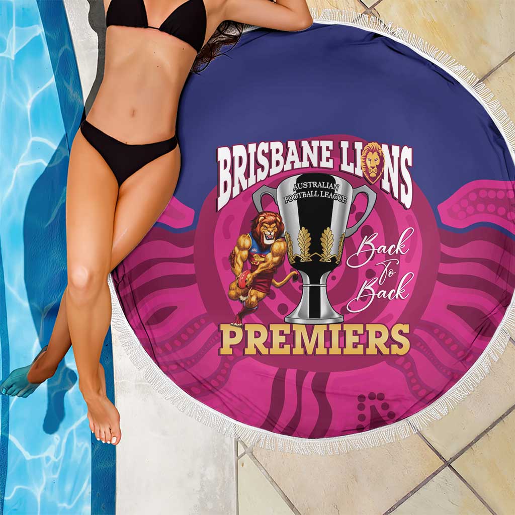 AFL Lions Football Beach Blanket Brisbane Premiers Back To Back Proud - Aussie Hoodie