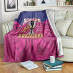 AFL Lions Football Blanket Brisbane Premiers Back To Back Proud - Aussie Hoodie
