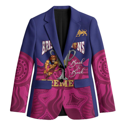 AFL Lions Football Custom Blazer Brisbane Premiers Back To Back Proud - Aussie Hoodie