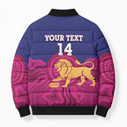 AFL Lions Football Custom Bomber Puffer Jacket Brisbane Premiers Back To Back Proud - Aussie Hoodie