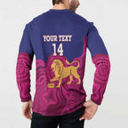 AFL Lions Football Custom Button Sweatshirt Brisbane Premiers Back To Back Proud - Aussie Hoodie