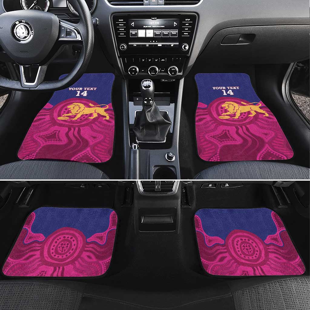 AFL Lions Football Custom Car Mats Brisbane Premiers Back To Back Proud - Aussie Hoodie