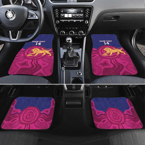 AFL Lions Football Custom Car Mats Brisbane Premiers Back To Back Proud - Aussie Hoodie