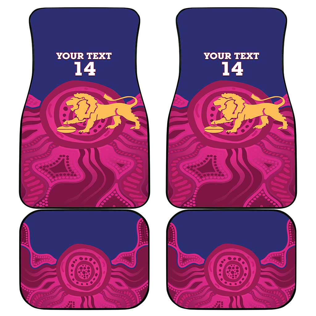 AFL Lions Football Custom Car Mats Brisbane Premiers Back To Back Proud - Aussie Hoodie