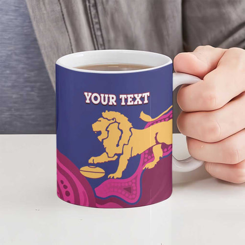 AFL Lions Football Custom Ceramic Mug Brisbane Premiers Back To Back Proud - Aussie Hoodie