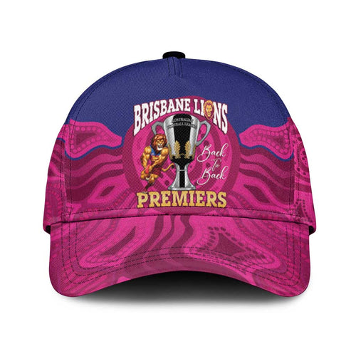 AFL Lions Football Classic Cap Brisbane Premiers Back To Back Proud - Aussie Hoodie