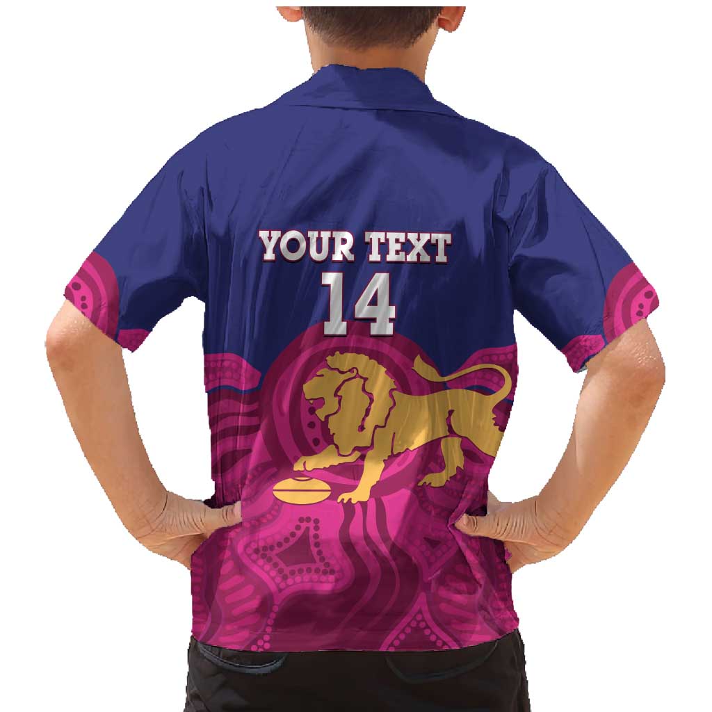 AFL Lions Football Custom Family Matching Mermaid Dress and Hawaiian Shirt Brisbane Premiers Back To Back Proud - Aussie Hoodie