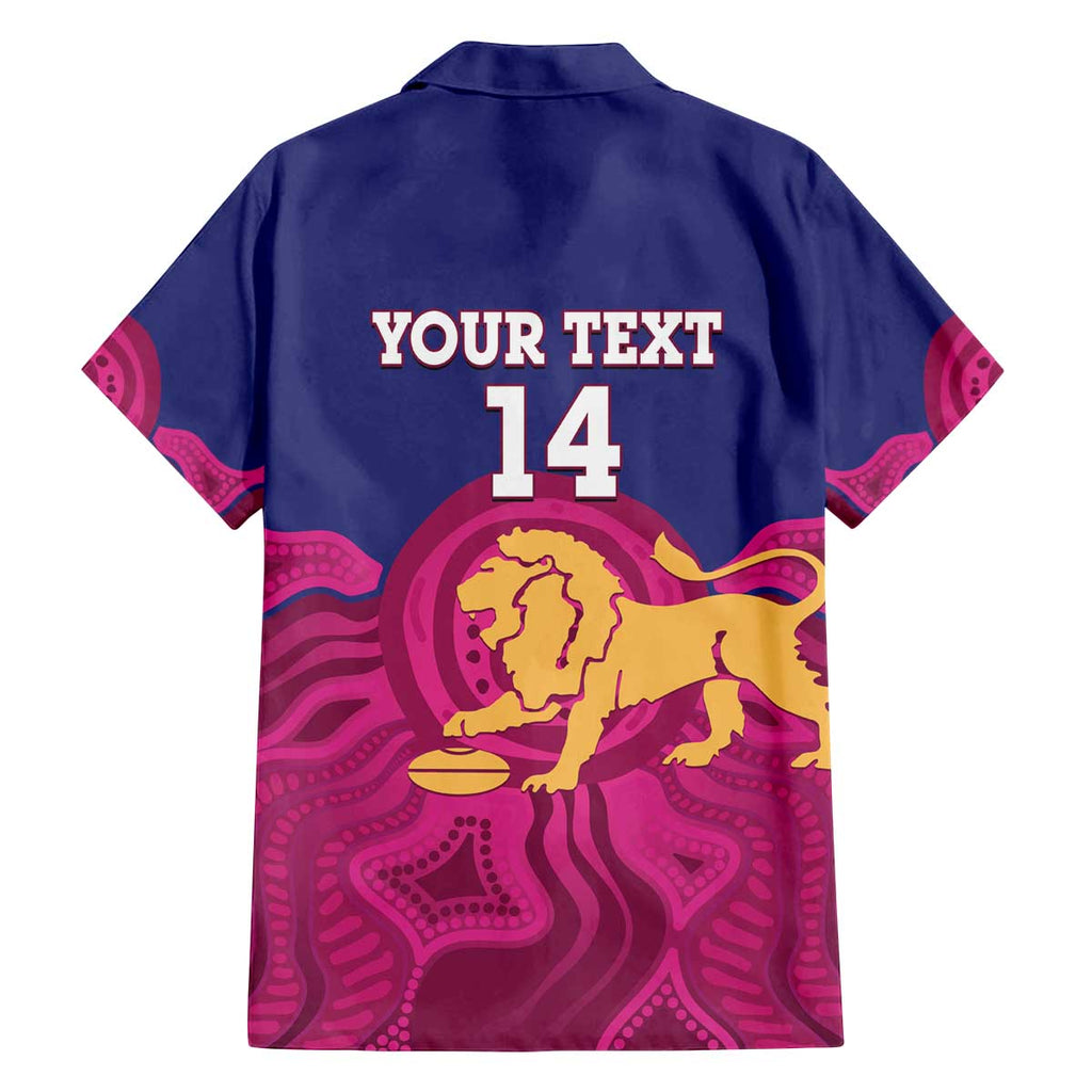 AFL Lions Football Custom Family Matching Off The Shoulder Long Sleeve Dress and Hawaiian Shirt Brisbane Premiers Back To Back Proud - Aussie Hoodie