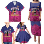 AFL Lions Football Custom Family Matching Puletasi and Hawaiian Shirt Brisbane Premiers Back To Back Proud - Aussie Hoodie