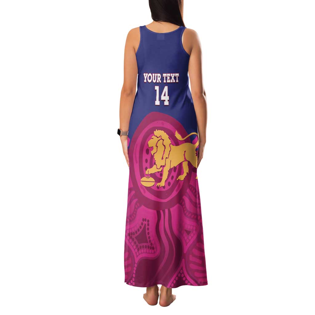 AFL Lions Football Custom Family Matching Tank Maxi Dress and Hawaiian Shirt Brisbane Premiers Back To Back Proud - Aussie Hoodie