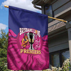 AFL Lions Football Garden Flag Brisbane Premiers Back To Back Proud - Aussie Hoodie
