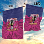 AFL Lions Football Garden Flag Brisbane Premiers Back To Back Proud - Aussie Hoodie