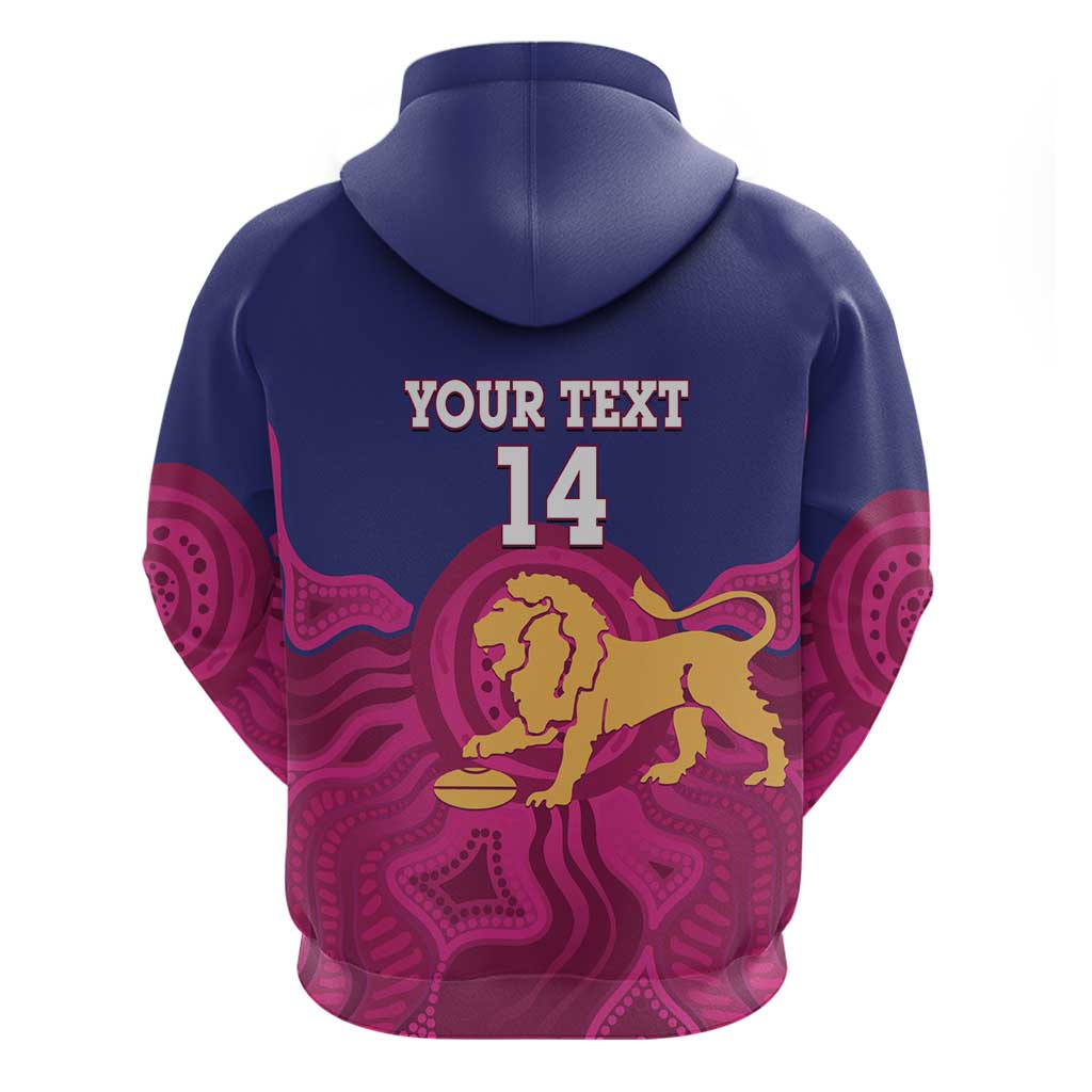 AFL Lions Football Custom Hoodie Brisbane Premiers Back To Back Proud - Aussie Hoodie
