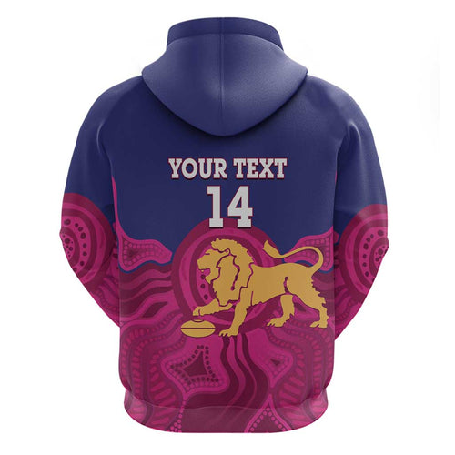 AFL Lions Football Custom Hoodie Brisbane Premiers Back To Back Proud - Aussie Hoodie
