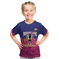 AFL Lions Football Custom Kid T Shirt Brisbane Premiers Back To Back Proud - Aussie Hoodie