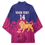 AFL Lions Football Custom Kimono Brisbane Premiers Back To Back Proud - Aussie Hoodie