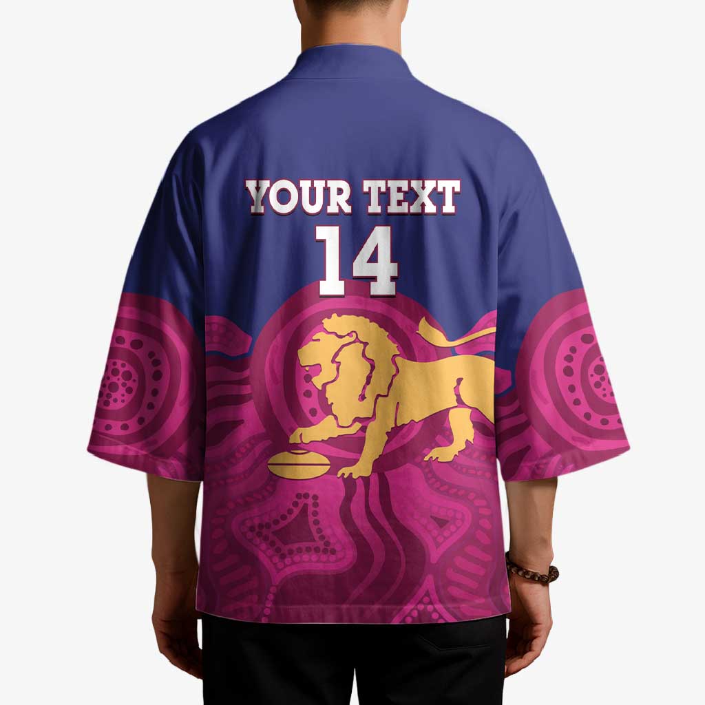 AFL Lions Football Custom Kimono Brisbane Premiers Back To Back Proud - Aussie Hoodie