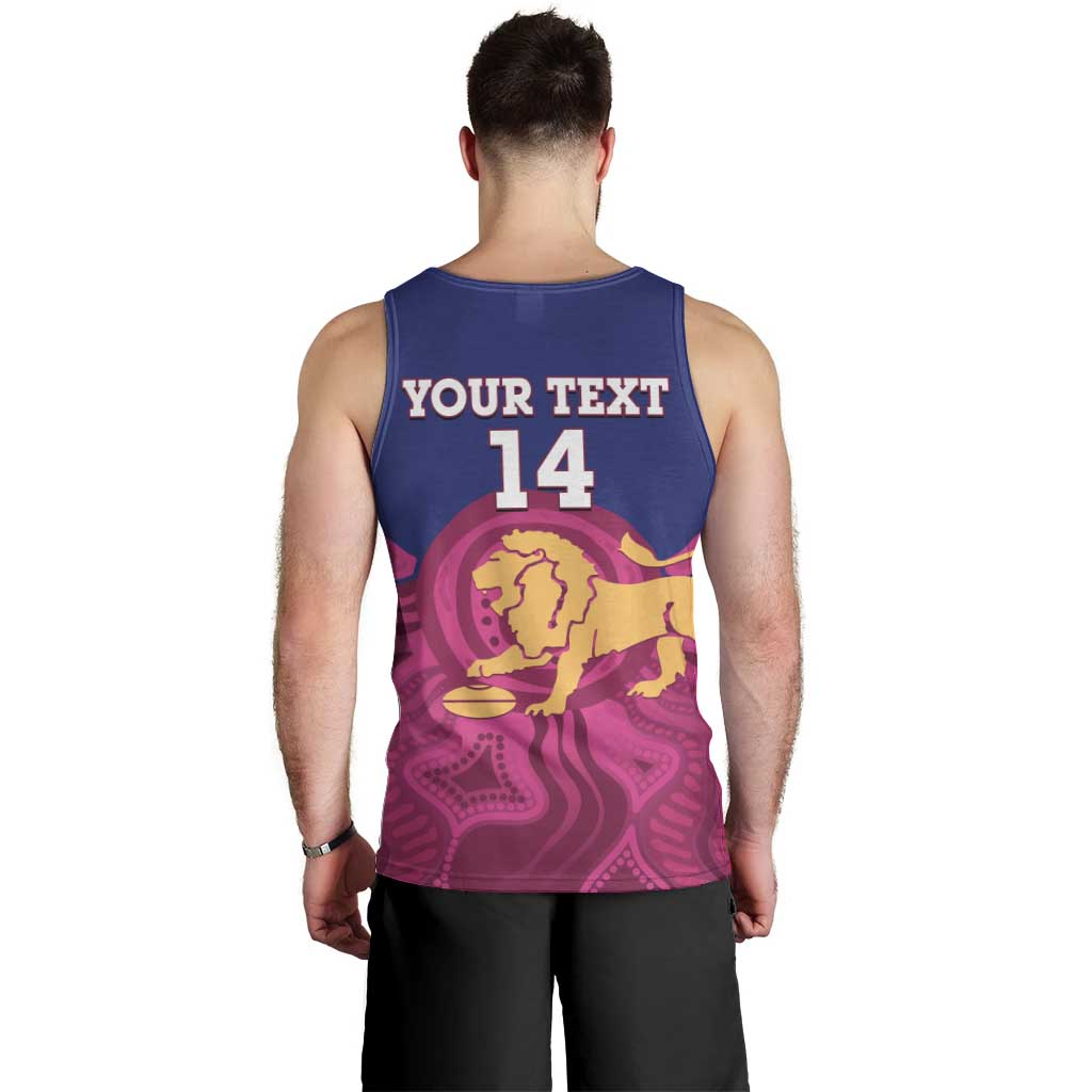 AFL Lions Football Custom Men Tank Top Brisbane Premiers Back To Back Proud - Aussie Hoodie