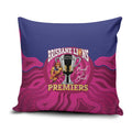 AFL Lions Football Pillow Cover Brisbane Premiers Back To Back Proud - Aussie Hoodie