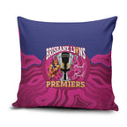 AFL Lions Football Pillow Cover Brisbane Premiers Back To Back Proud - Aussie Hoodie