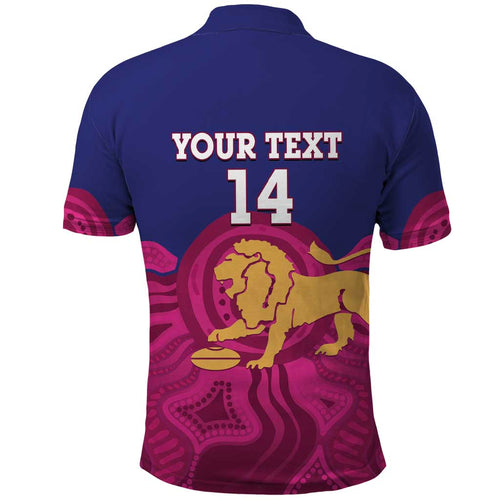 AFL Lions Football Custom Polo Shirt Brisbane Premiers Back To Back Proud - Aussie Hoodie