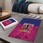 AFL Lions Football Puzzle Brisbane Premiers Back To Back Proud - Aussie Hoodie