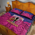 AFL Lions Football Quilt Bed Set Brisbane Premiers Back To Back Proud - Aussie Hoodie