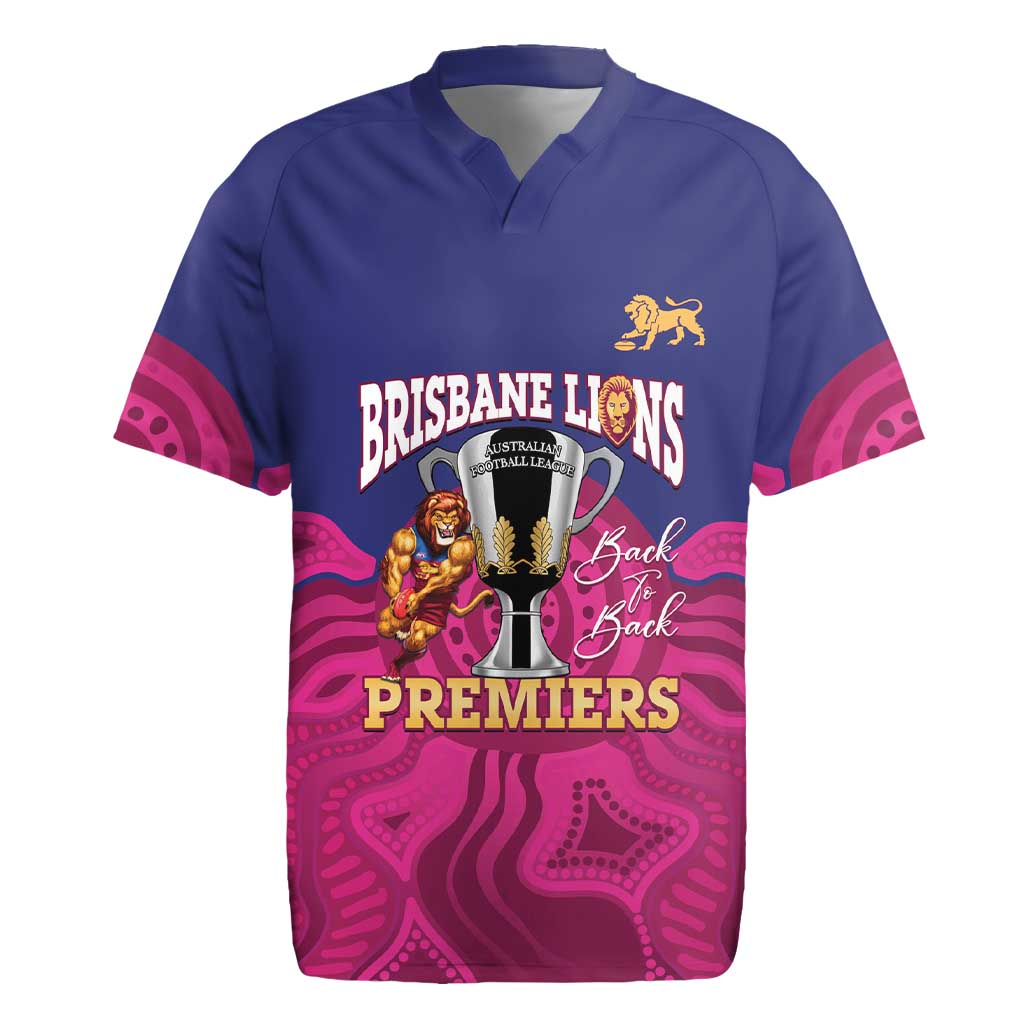 AFL Lions Football Custom Rugby Jersey Brisbane Premiers Back To Back Proud - Aussie Hoodie