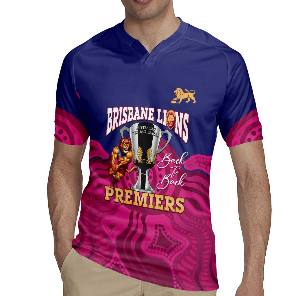 AFL Lions Football Custom Rugby Jersey Brisbane Premiers Back To Back Proud - Aussie Hoodie