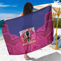 AFL Lions Football Sarong Brisbane Premiers Back To Back Proud - Aussie Hoodie