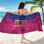 AFL Lions Football Sarong Brisbane Premiers Back To Back Proud - Aussie Hoodie