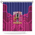 AFL Lions Football Shower Curtain Brisbane Premiers Back To Back Proud - Aussie Hoodie