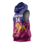 AFL Lions Football Custom Sleeveless Hoodie Brisbane Premiers Back To Back Proud - Aussie Hoodie