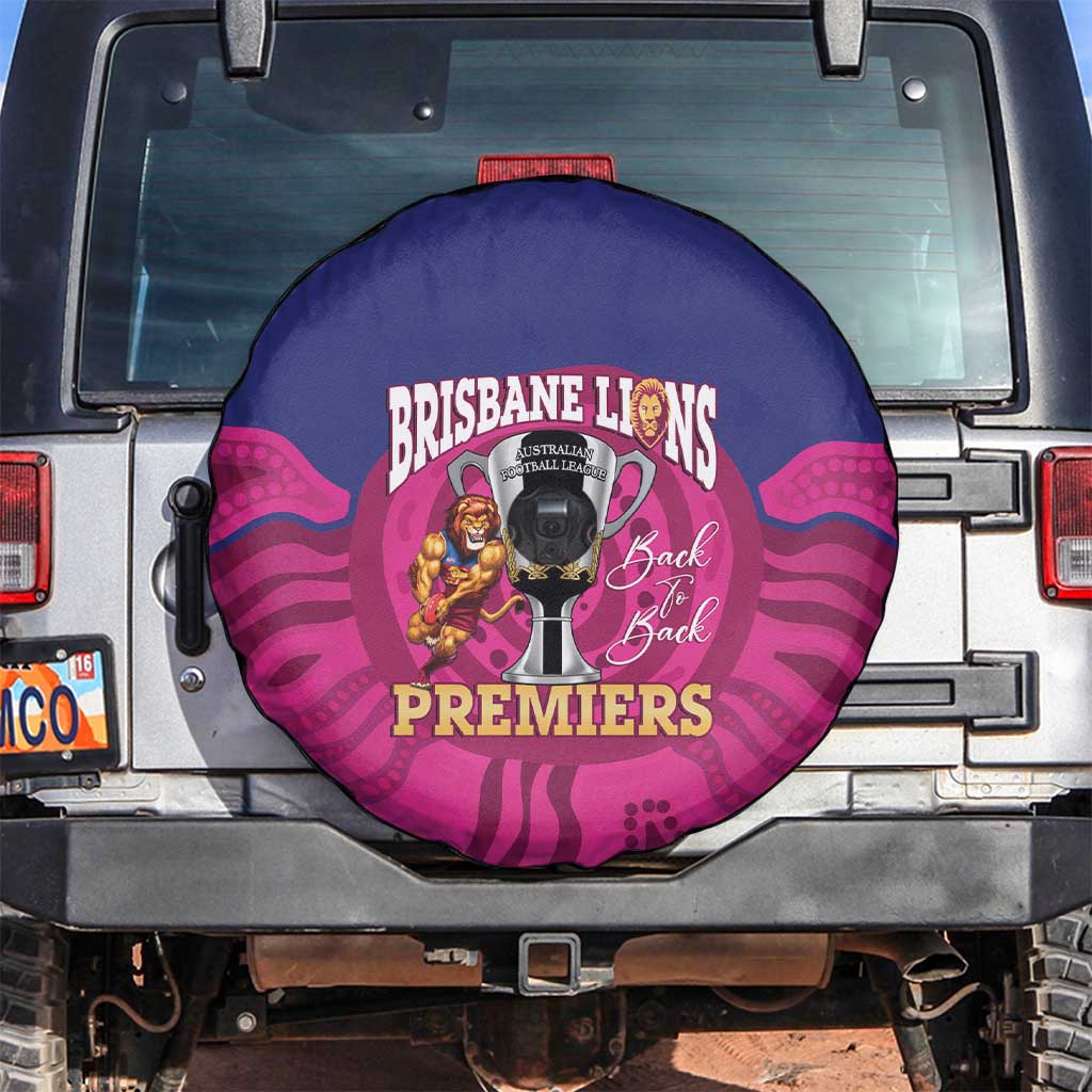 AFL Lions Football Spare Tire Cover Brisbane Premiers Back To Back Proud - Aussie Hoodie
