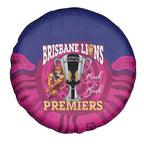 AFL Lions Football Spare Tire Cover Brisbane Premiers Back To Back Proud - Aussie Hoodie