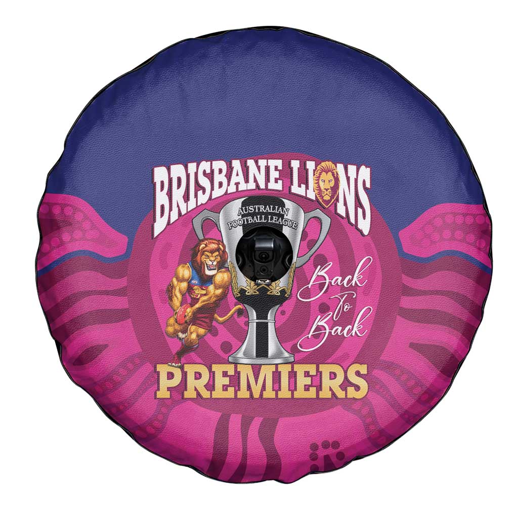 AFL Lions Football Spare Tire Cover Brisbane Premiers Back To Back Proud - Aussie Hoodie