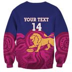 AFL Lions Football Custom Sweatshirt Brisbane Premiers Back To Back Proud - Aussie Hoodie