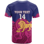 AFL Lions Football Custom T Shirt Brisbane Premiers Back To Back Proud - Aussie Hoodie