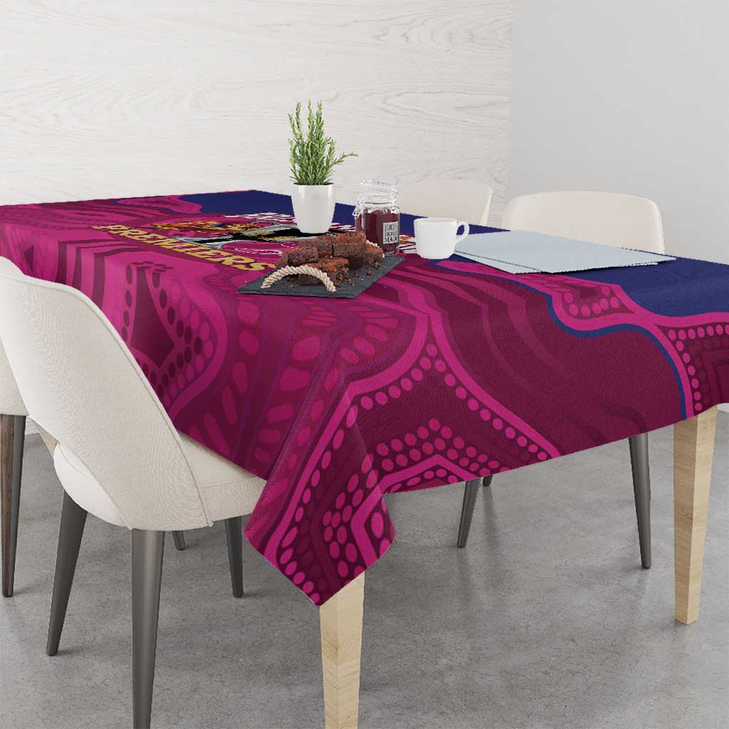 AFL Lions Football Tablecloth Brisbane Premiers Back To Back Proud - Aussie Hoodie