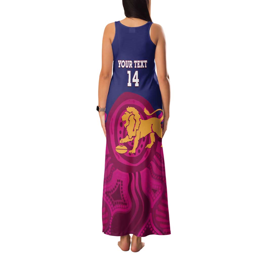 AFL Lions Football Custom Tank Maxi Dress Brisbane Premiers Back To Back Proud - Aussie Hoodie