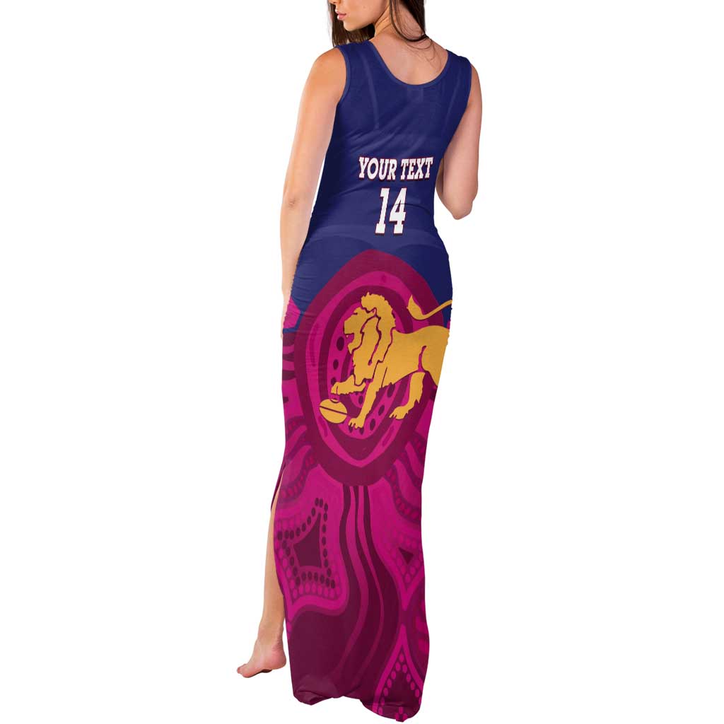 AFL Lions Football Custom Tank Maxi Dress Brisbane Premiers Back To Back Proud - Aussie Hoodie