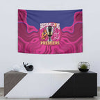 AFL Lions Football Tapestry Brisbane Premiers Back To Back Proud - Aussie Hoodie